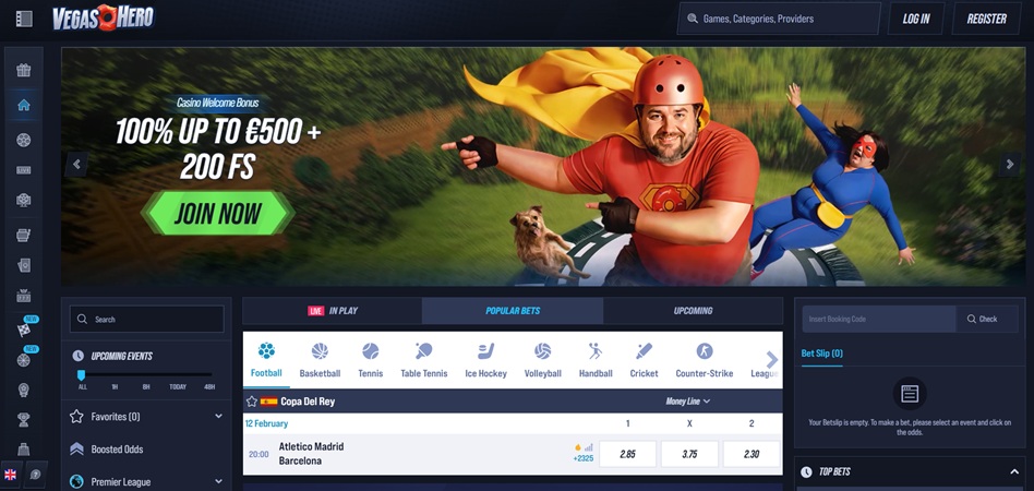 Vegas Hero Casino review